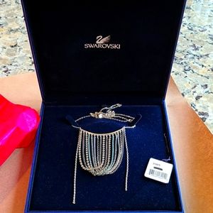 Swarovski Crystal Drama Necklace NWT in a box